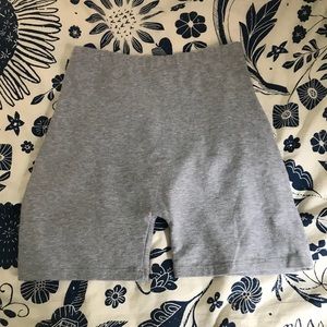 Gray brandy Melville biker shorts